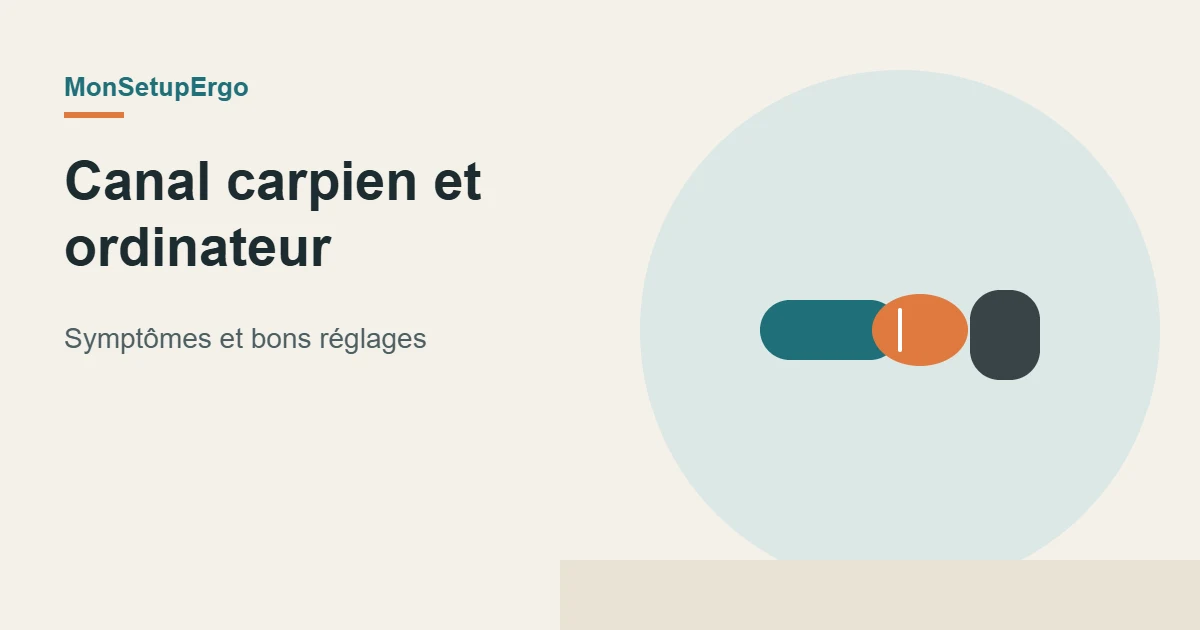 Illustration d’une main et d’un poignet sur une souris